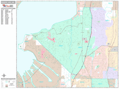 Federal Way Digital Map Premium Style